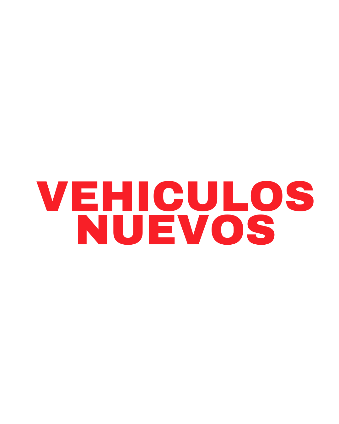 Vehículos Nuevos